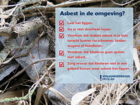 Vijf tips voor bij asbest in de omgeving